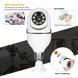 360° 1080P IP E27 Light Bulb Camera Wi-Fi IR Night Smart Home Wireless Security 360° 1080P IP E27 Light Bulb Camera Wi-Fi IR Night Smart Home Wireless Security