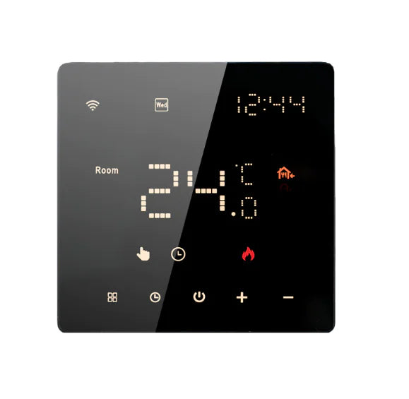 Smart Wi-Fi Thermostat  – Voice-Activated Heating for Water, Electric & Gas Systems Smart Wi-Fi Thermostat  – Voice-Activated Heating for Water, Electric & Gas Systems