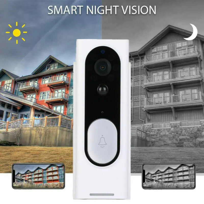 WiFi Ring Doorbell – 1080P HD Wireless Security Camera with Chime and Night Vision WiFi Ring Doorbell – 1080P HD Wireless Security Camera with Chime and Night Vision