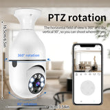 360° 1080P IP E27 Light Bulb Camera Wi-Fi IR Night Smart Home Wireless Security 360° 1080P IP E27 Light Bulb Camera Wi-Fi IR Night Smart Home Wireless Security