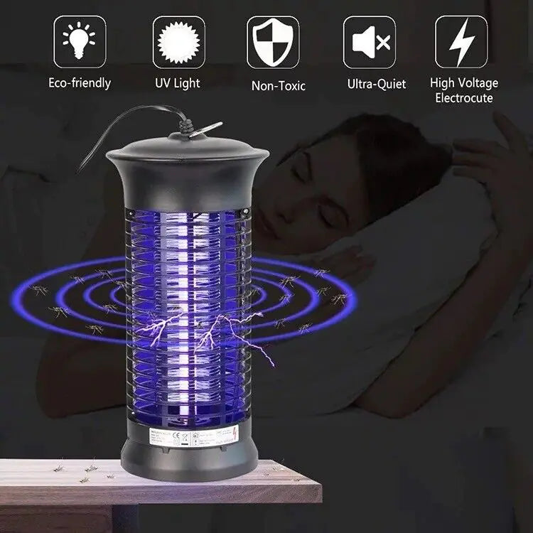 Electric Fly Gnat Killer Lamp Pests Fly Insect Trap Mosquito Bug Zapper 4,000V Electric Fly Gnat Killer Lamp Pests Fly Insect Trap Mosquito Bug Zapper 4,000V