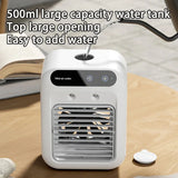 Portable Mini Air Conditioner – USB Cooling Fan with Humidifier Mist for Personal Use Portable Mini Air Conditioner – USB Cooling Fan with Humidifier Mist for Personal Use