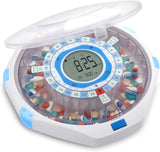 LiveFine WiFi Automatic Pill Dispenser – 28-Day Medication Organizer with Remote Monitoring, Locking Key & Light/Sound Alarms LiveFine WiFi Automatic Pill Dispenser – 28-Day Medication Organizer with Remote Monitoring, Locking Key & Light/Sound Alarms