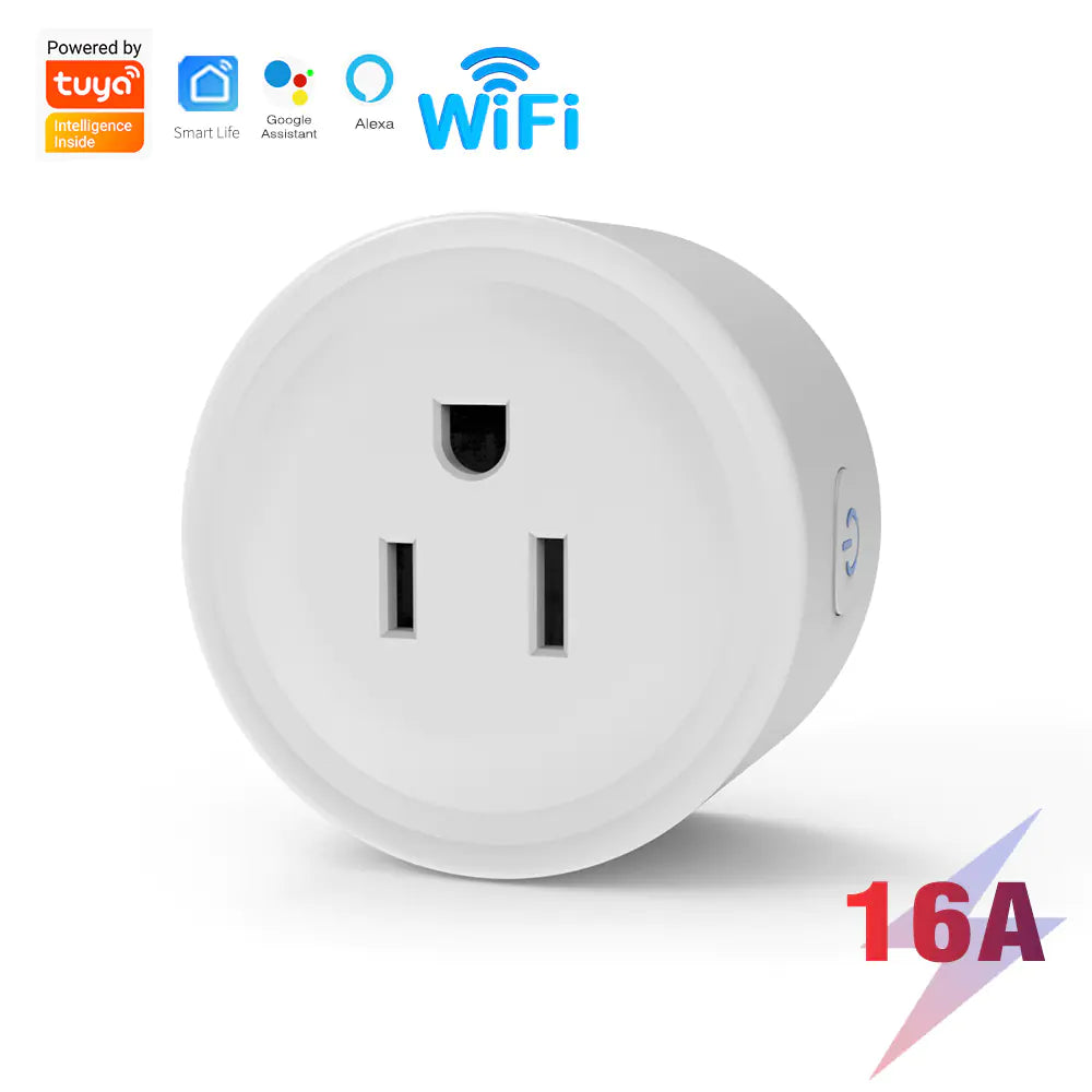 Tuya WiFi Zigbee Smart Plug – Remote Voice Control, Energy Monitoring, and Timer Function Tuya WiFi Zigbee Smart Plug – Remote Voice Control, Energy Monitoring, and Timer Function