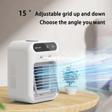 Portable Mini Air Conditioner – USB Cooling Fan with Humidifier Mist for Personal Use Portable Mini Air Conditioner – USB Cooling Fan with Humidifier Mist for Personal Use