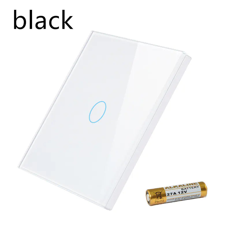 Tuclix Smart Touch Switch – 86 Type Remote Control Light Switch with Glass Panel and RF Wireless Control