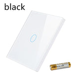 Tuclix Smart Touch Switch – 86 Type Remote Control Light Switch with Glass Panel and RF Wireless Control