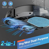 Smart Cleaning Robot – 3-in-1 Sweeping, Mopping & Vacuuming with Remote Control