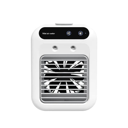 Portable Mini Air Conditioner – USB Cooling Fan with Humidifier Mist for Personal Use