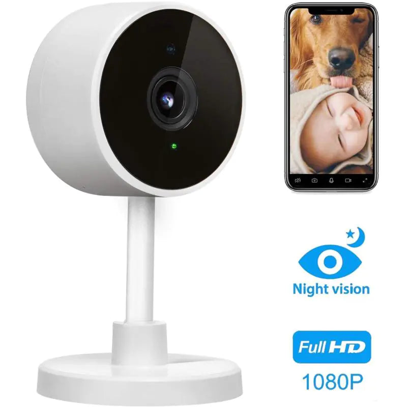 Intelligent Anti-Theft WiFi Security Camera – 1080p HD with Night Vision & Remote Monitoring