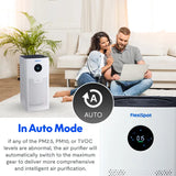 FlowPlus Y2Pro Air Purifier – Compact HEPA Filter Cleaner for Home & Office