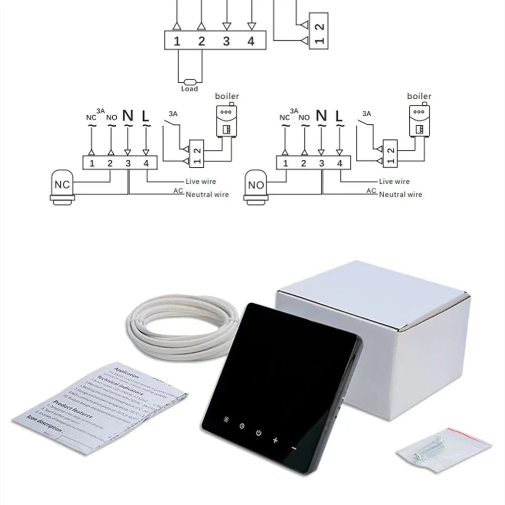 Smart Wi-Fi Thermostat  – Voice-Activated Heating for Water, Electric & Gas Systems