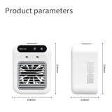 Portable Mini Air Conditioner – USB Cooling Fan with Humidifier Mist for Personal Use