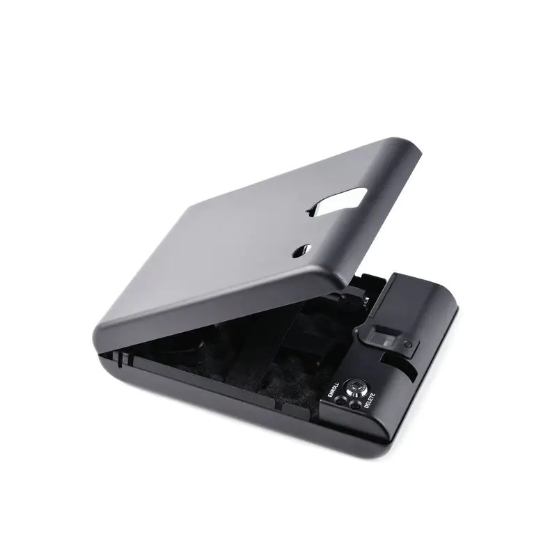 Portable Mini Safe – Fingerprint Lock Security Box for Jewelry, Firearms, and Valuables