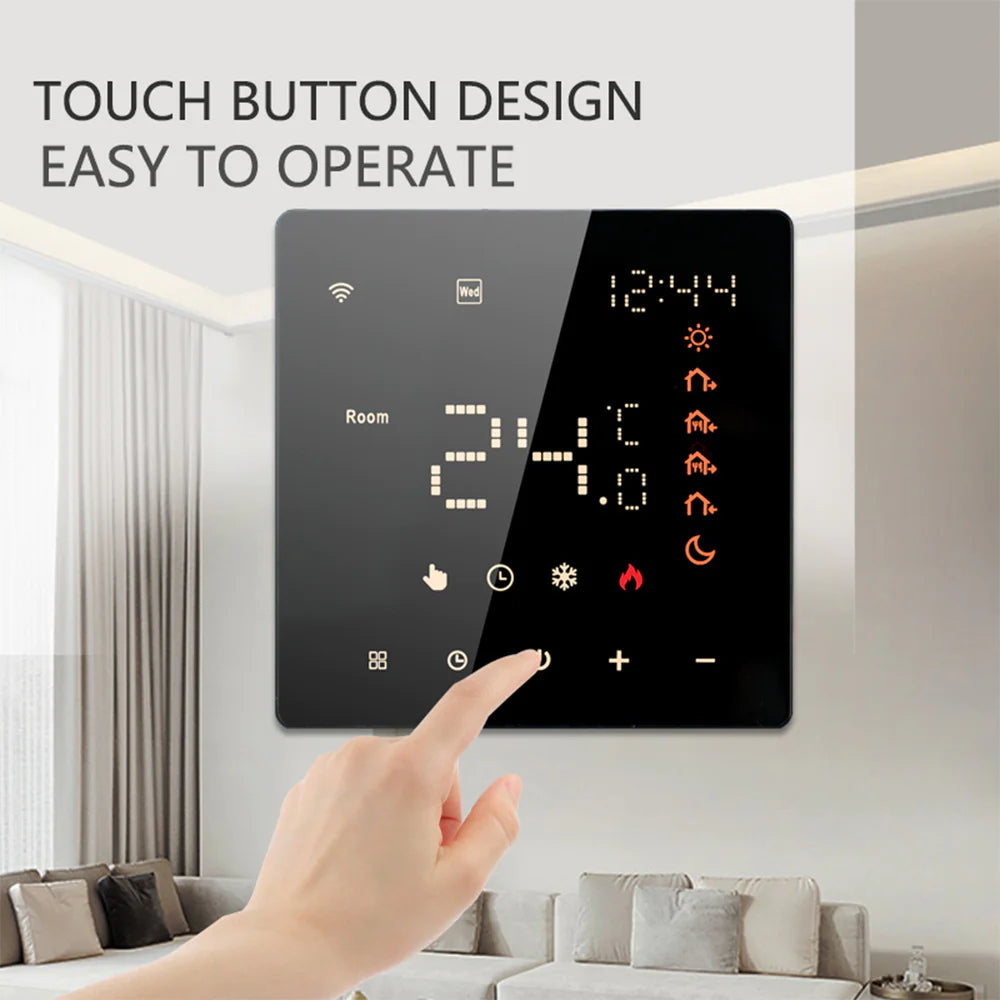 Smart Wi-Fi Thermostat  – Voice-Activated Heating for Water, Electric & Gas Systems