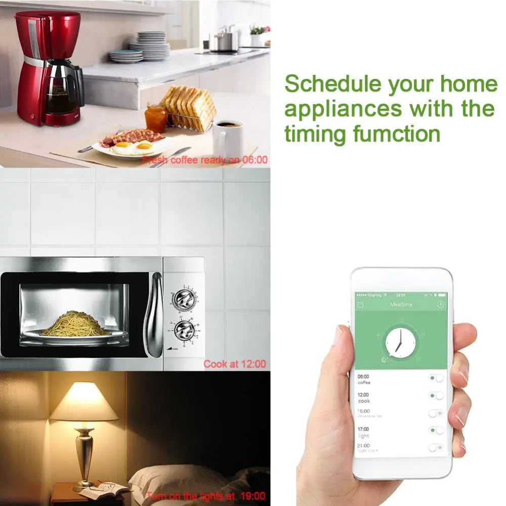 Smart WiFi Remote Control Plug – Voice-Activated Switch for Home Automation with Alexa & Google Assistant
