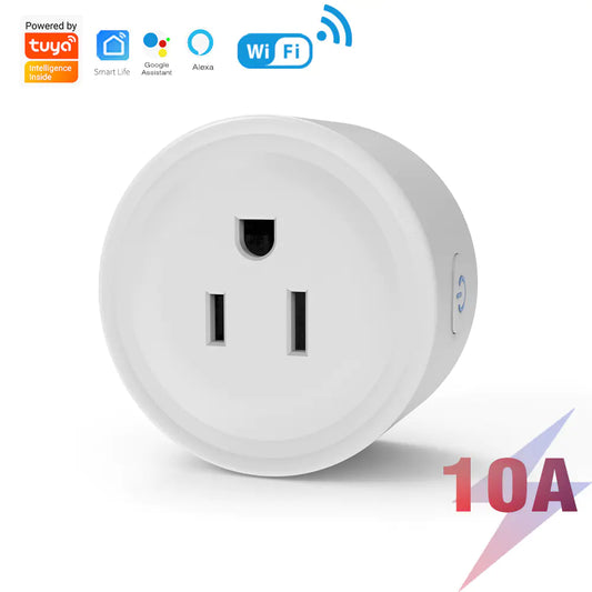 Tuya WiFi Zigbee Smart Plug – Remote Voice Control, Energy Monitoring, and Timer Function